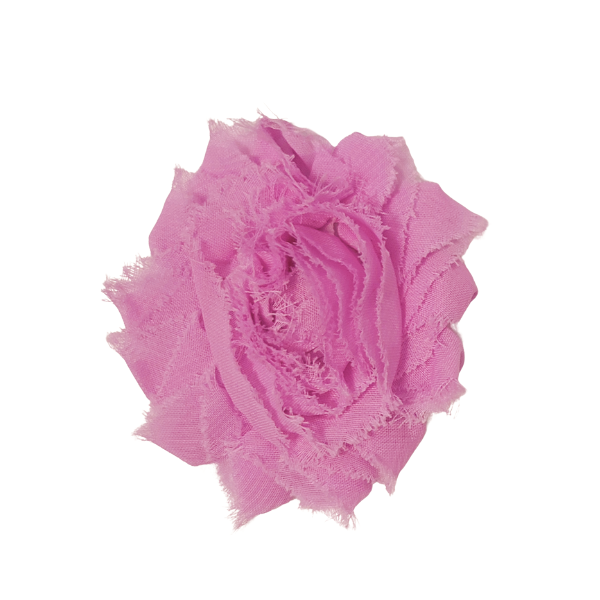 Shabby Chiffon Flower 1.5" - Pink - TLC
