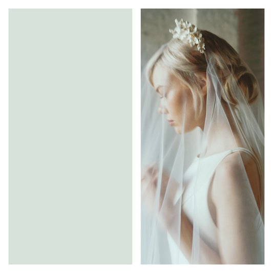 Bridal Illusion Veiling Tulle - Oyster