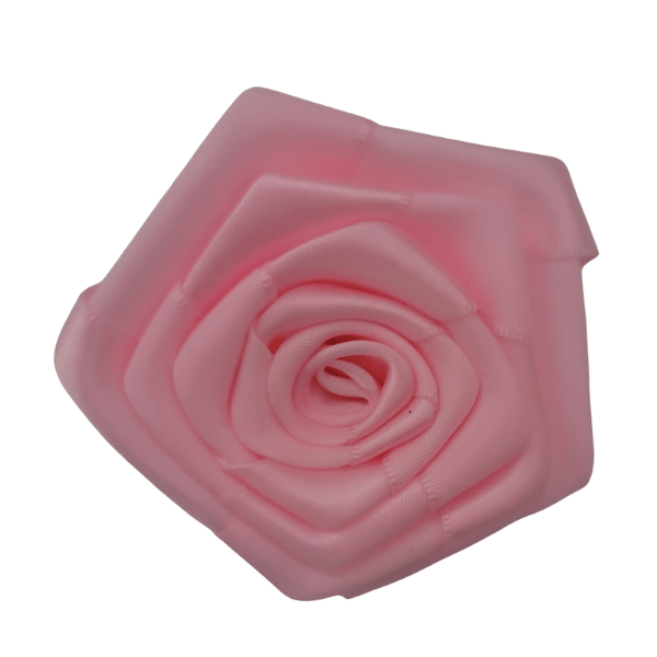 Satin Rosette - Baby Pink - TLC