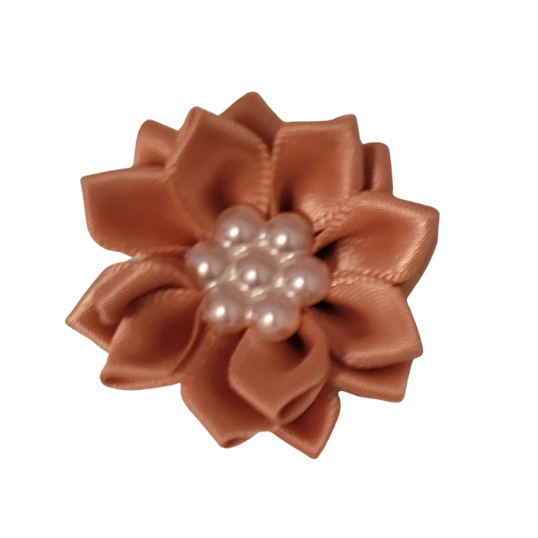 Pearled Satin Starburst 1.25" - Gold - TLC