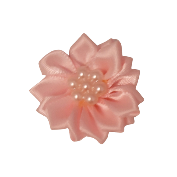 Pearled Satin Starburst 1.25" - Baby Pink - TLC