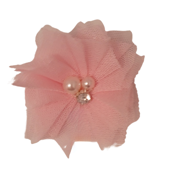 Jeweled Tulle 1.5" - Baby Pink - TLC