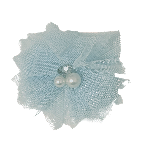 Jeweled Tulle 1.5" - Baby Blue - TLC