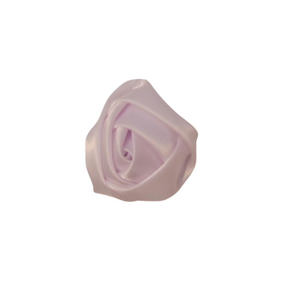 Satin Rose Bud 1" - White - TLC