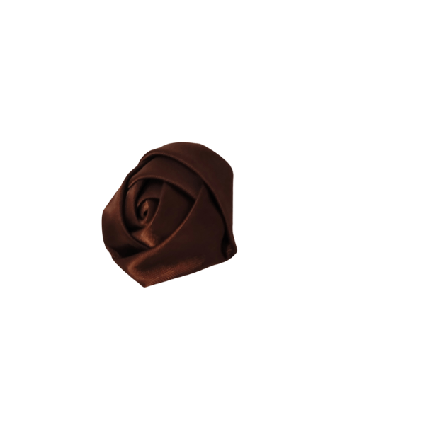Satin Rose Bud 1" - Brown - TLC
