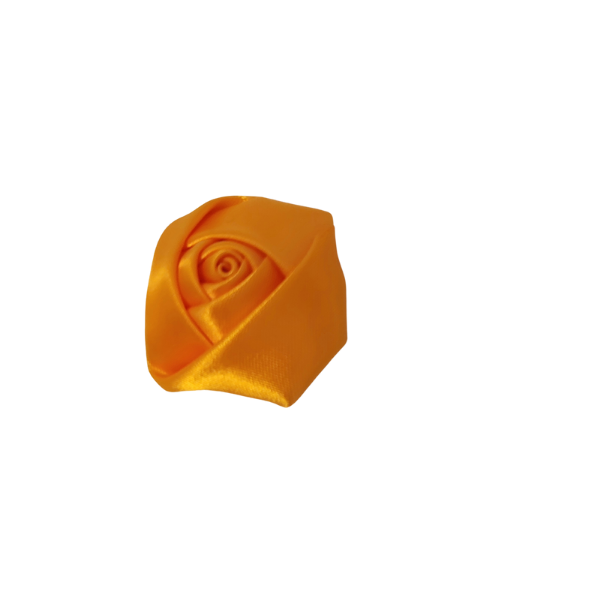 Satin Rose Bud 1" - Orange - TLC