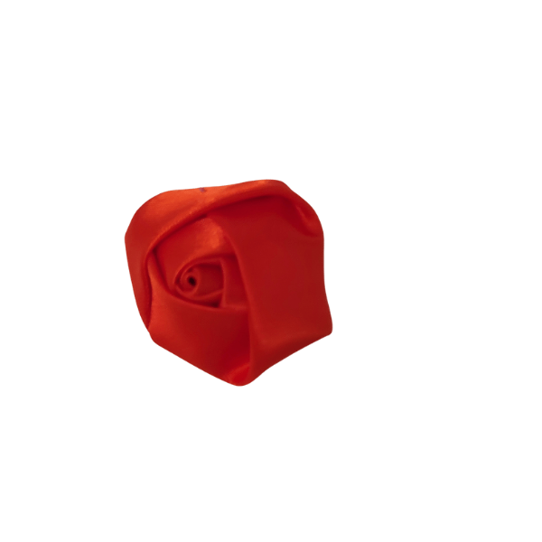 Satin Rose Bud 1" - Red - TLC
