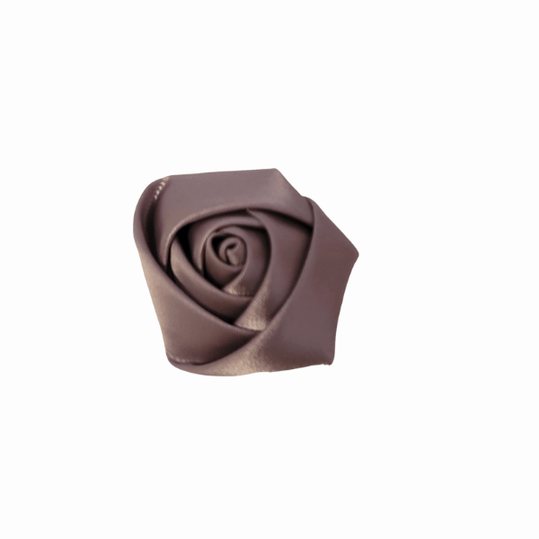 Satin Rose Bud 1" - Silver - TLC