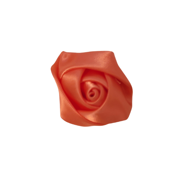 Satin Rose Bud 1" - Melon - TLC