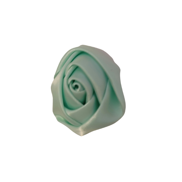 Satin Rose Bud 1" - Mint - TLC