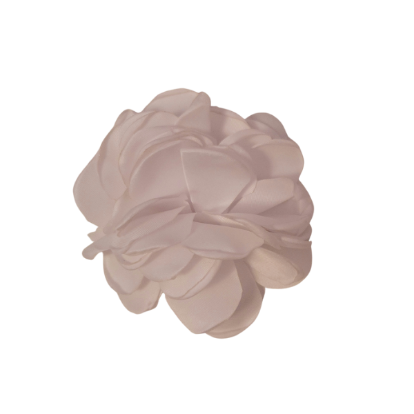 Singed Flower Pouff 2" - White - TLC