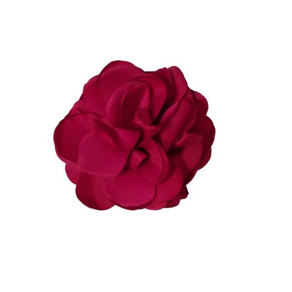 Singed Flower Pouff 2" - Hot Pink - TLC