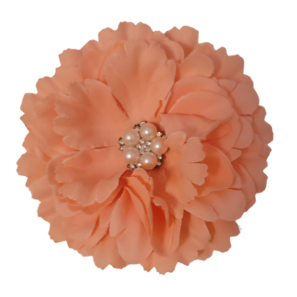 Jeweled Single Bloom 4" - Peach - TLC