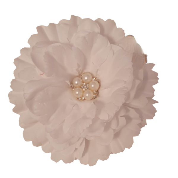 Jeweled Single Bloom 4" - White - TLC
