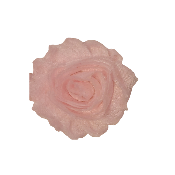 Shabby Chiffon Flower 1.5" - Blush Pink - TLC