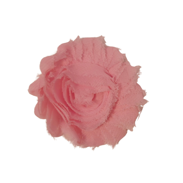 Shabby Chiffon Flower 1.5" - Light Pink - TLC