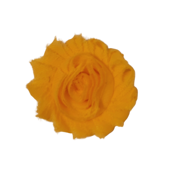 Shabby Chiffon Flower 1.5" - Orange - TLC