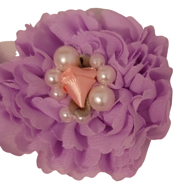 Pearled Chiffon Carnation 2" - Lilac - TLC