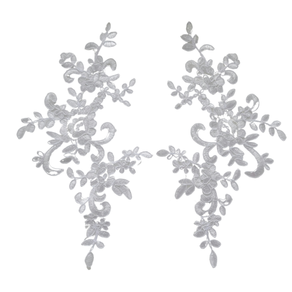 White Apliquee
