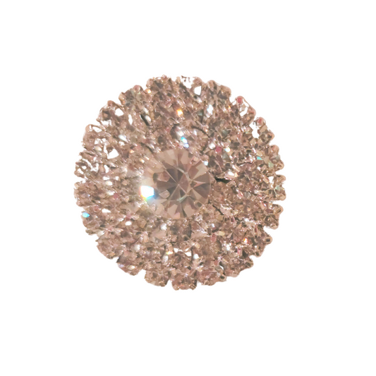 Rhinestone Flatback Button Embellishment - TLC - Set of 3
