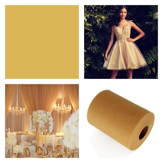 New Gold - Luxury Matte Tulle  - TLC