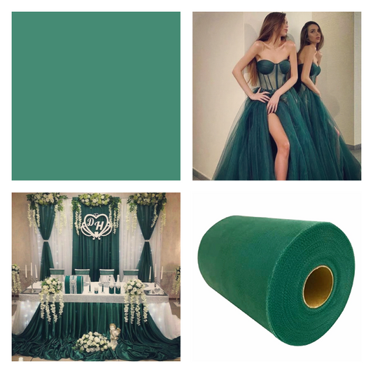 Jade Green - Luxury Matte Tulle  - TLC