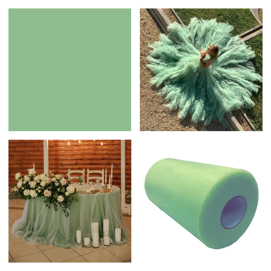 Sage Green - Luxury Matte Tulle  - TLC
