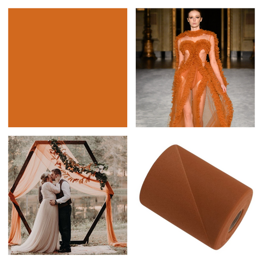Copper - Luxury Matte Tulle  - TLC