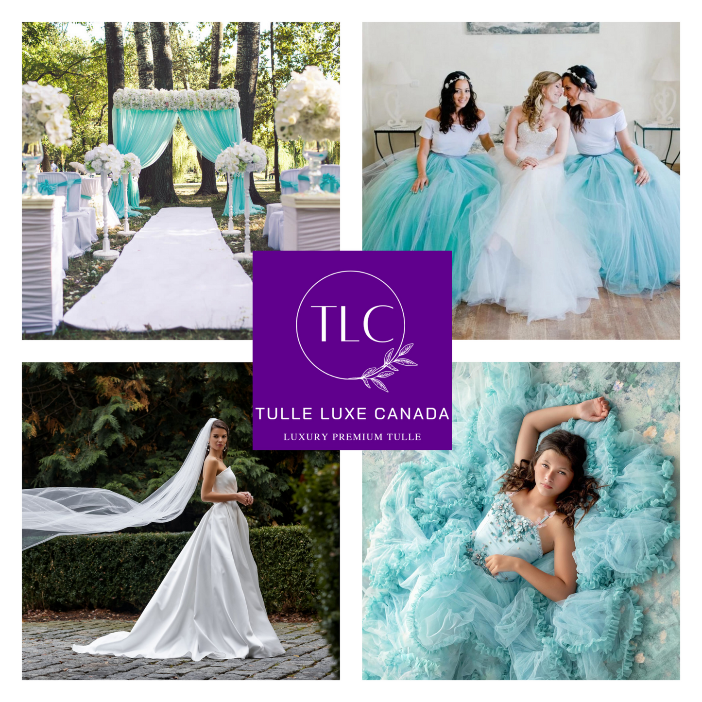 All Three Full Sets - Matte/Glimmer/Bridal Tulle Swatches