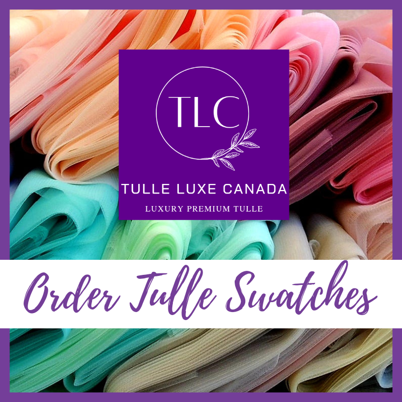 Tulle Swatch Samples – Tulle Luxe Canada