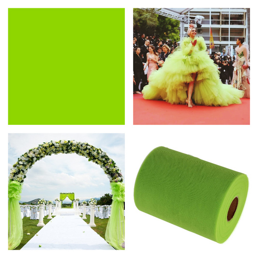 Lime Green - Luxury Matte Tulle  - TLC