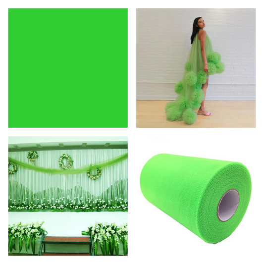 Citrus Neon Green - Luxury Matte Tulle  - TLC