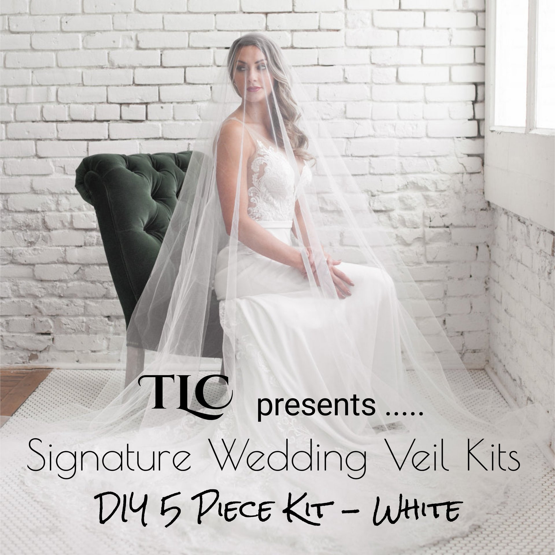 WHITE VEIL セット TLC Signature Wedding Veil Kits - White – Tulle Luxe Canada