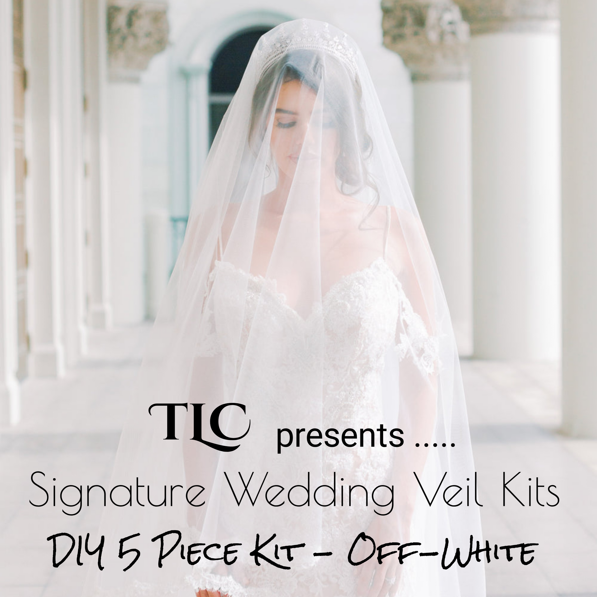 WHITE VEIL セット TLC Signature Wedding Veil Kits - Off-White – Tulle Luxe Canada