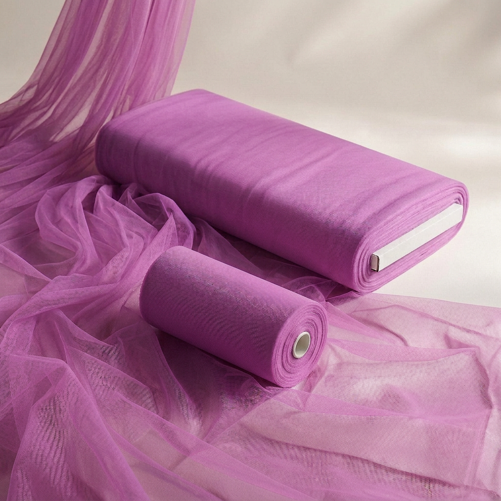 Brighter Pansy tulle with a slightly more purple tone