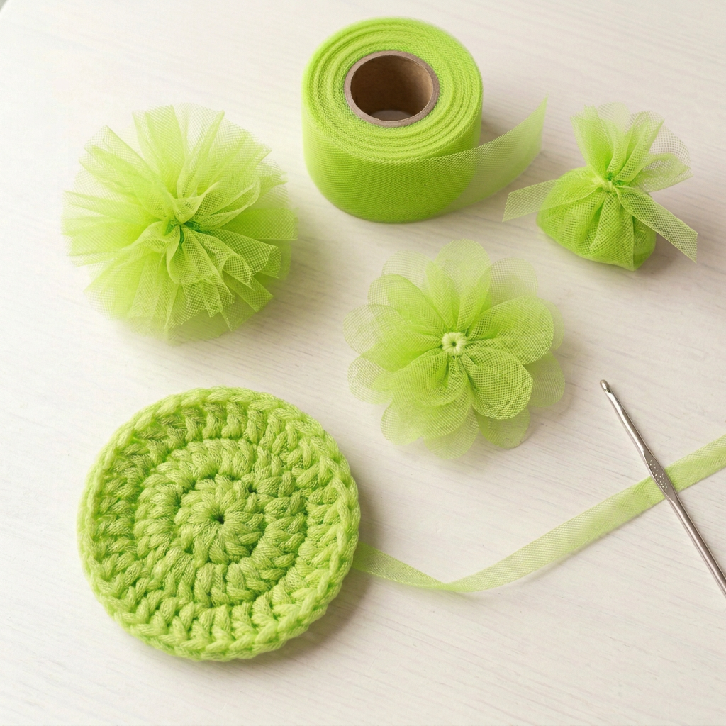 Citrus tulle crafts