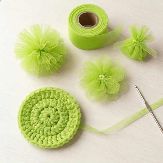 Citrus tulle crafts
