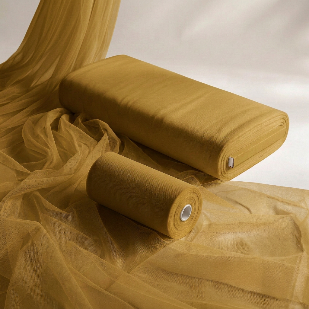 Darker Antique Gold tulle