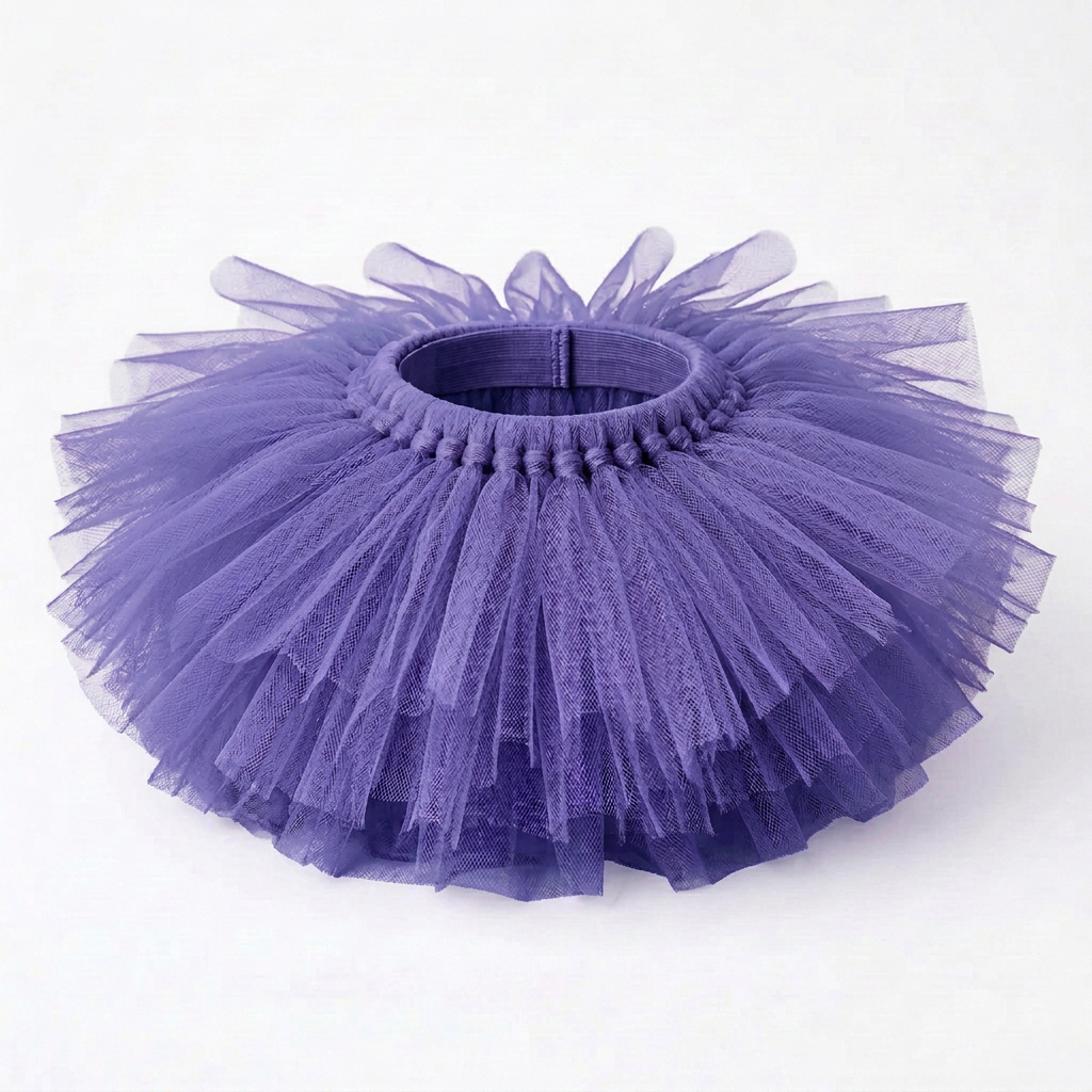 Lavender tulle-strip tutu
