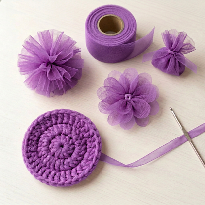 Lighter Grape tulle crafts