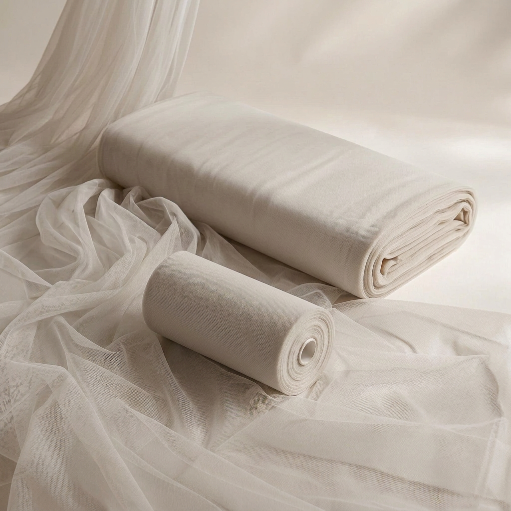 Oyster Grey - Luxury Matte Tulle  - TLC