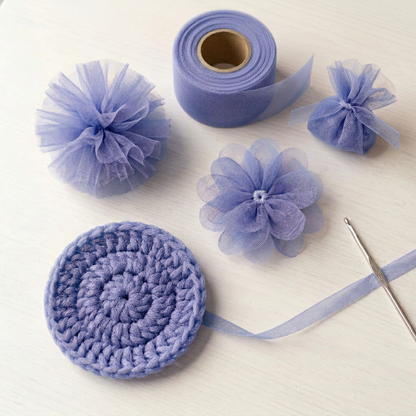 Periwinkle Blue tulle crafts