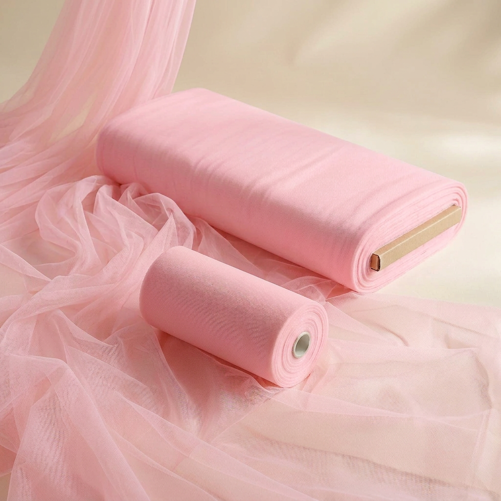 Rosette Light Pink tulle
