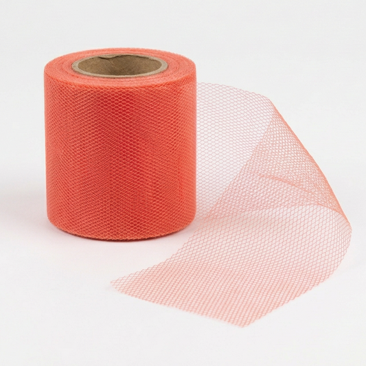 Nylon Mesh - Coral - TLC