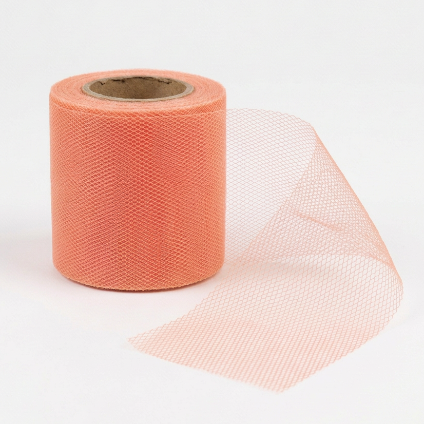 Nylon Mesh - Peach - TLC