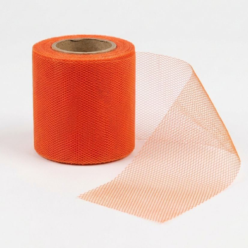 Nylon Mesh - Shrimp Orange - TLC
