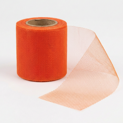 Nylon Mesh - Shrimp Orange - TLC