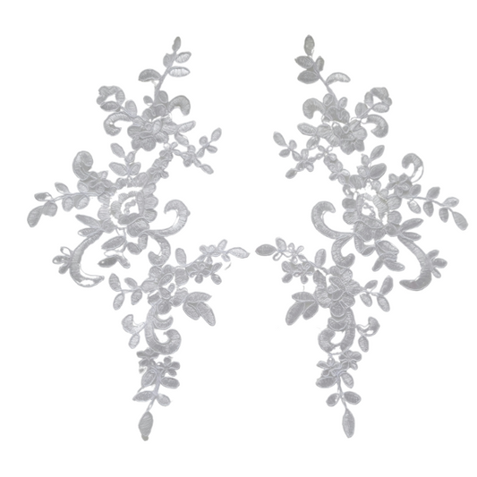 White Apliquee