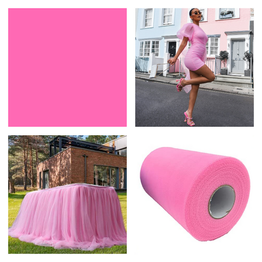 Paris Pink - Luxury Matte Tulle  - TLC