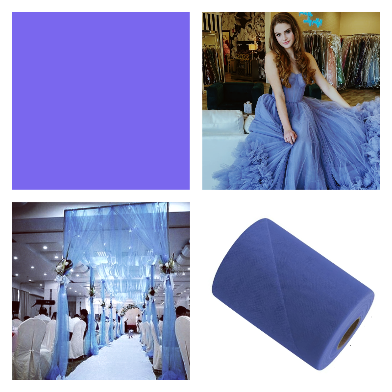 Periwinkle Blue - Luxury Matte Tulle  - TLC